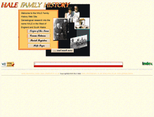 Tablet Screenshot of halefamily.net